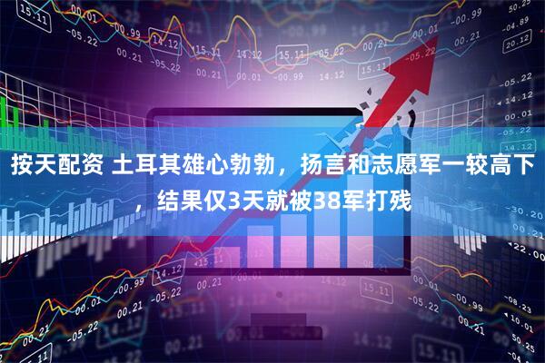 按天配资 土耳其雄心勃勃，扬言和志愿军一较高下，结果仅3天就被38军打残